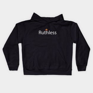 Ruthless artistic text design Kids Hoodie